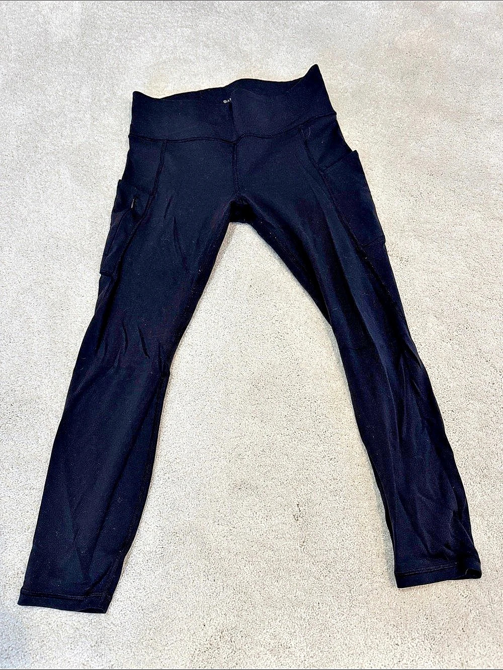Athleta Rainier Tight Black Leggings Large